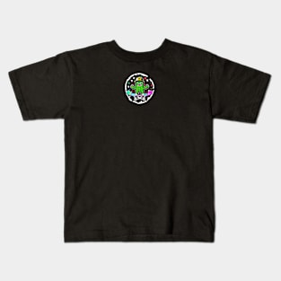 Colorful Rockstar Hip-Hop Cactus Emoji Skateboarding with Style Kids T-Shirt